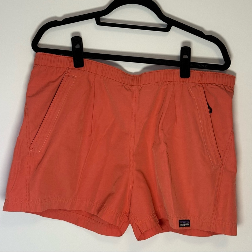 Patagonia Vintage Drawstring Women's Coral Shorts Size M